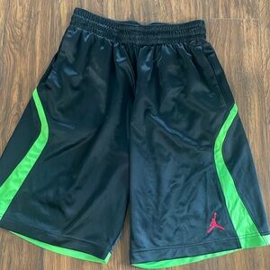 Jordan basketball men short black/green